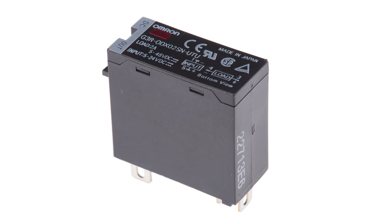 Omron G3R-ODX02SN-UTU 5-24VDC, G3R-O Series Solid State Relay, 2 A Load, Plug In, 60 V dc Load, 32 V Control - generaltechuae