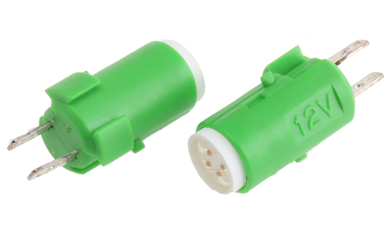 Omron A16-12DG, Green LED Indicator Lamp, 12V dc