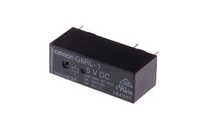 Omron G6RL-1 DC5, PCB Mount Power Relay, 5V dc Coil, 10A Switching Current, SPDT - generaltechuae