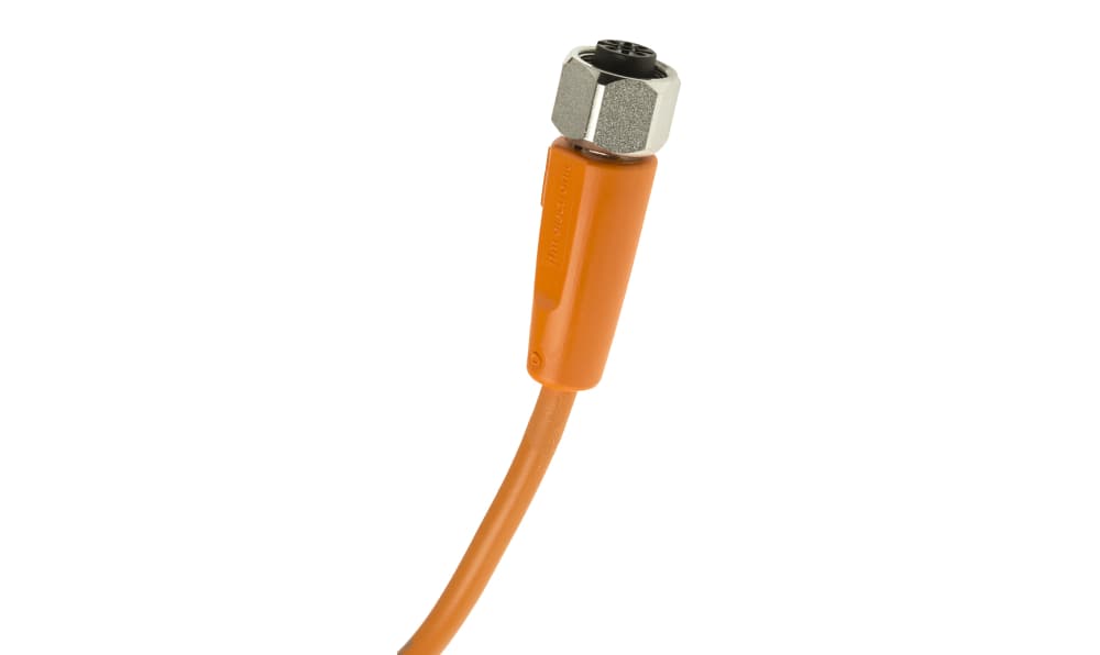 ifm EVT001, Female 4 way M12 to Unterminated Sensor Actuator Cable, 5m