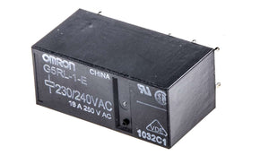 Omron G5RL-1-E AC230/240, PCB Mount Power Relay, 240V ac Coil, 16A Switching Current, SPDT
