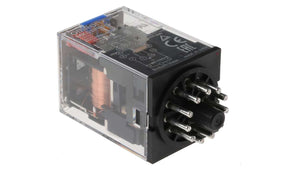 Omron MKS3PIN-5 24VDC, Plug In Power Relay, 24V dc Coil, 10A Switching Current, 3PDT