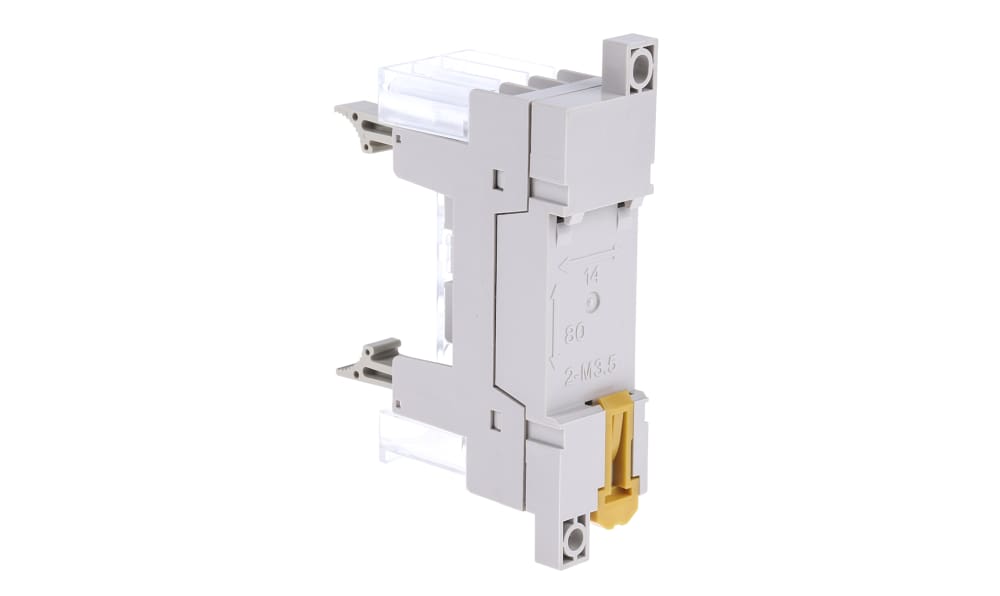 Omron P7SA-10F-ND 24VDC, G7SA 10 Pin 24V dc DIN Rail Relay Socket, for use with G7SA Series