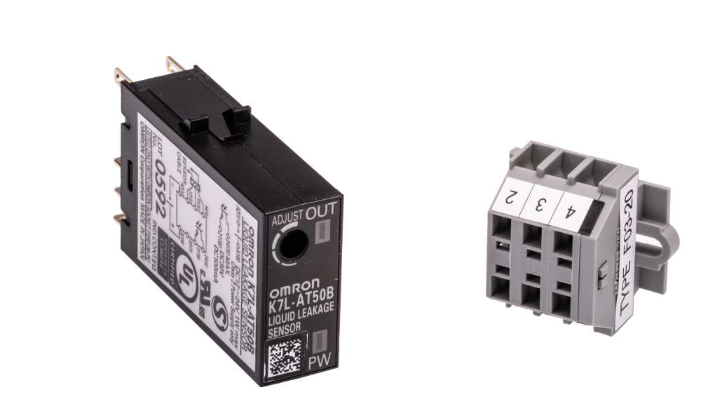 Omron K7L-AT50B, K7L Series Liquid Leak Sensor - DIN Rail, 12 → 24 V dc 1 PNP/NPN