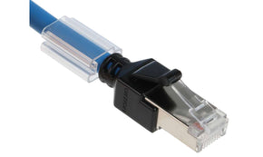 Omron XS6W-6LSZH8SS1000CM-B, XS6, 10m Cat6a, Blue RJ45 to Male RJ45 Male, FTP, STP Shielded, Terminated LSZH Sheath