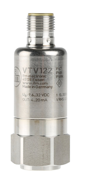 ifm VTV122, Vibration Sensor, 25mm/s Max, 20 mA Max, 32V Max, -30°C → +125°C