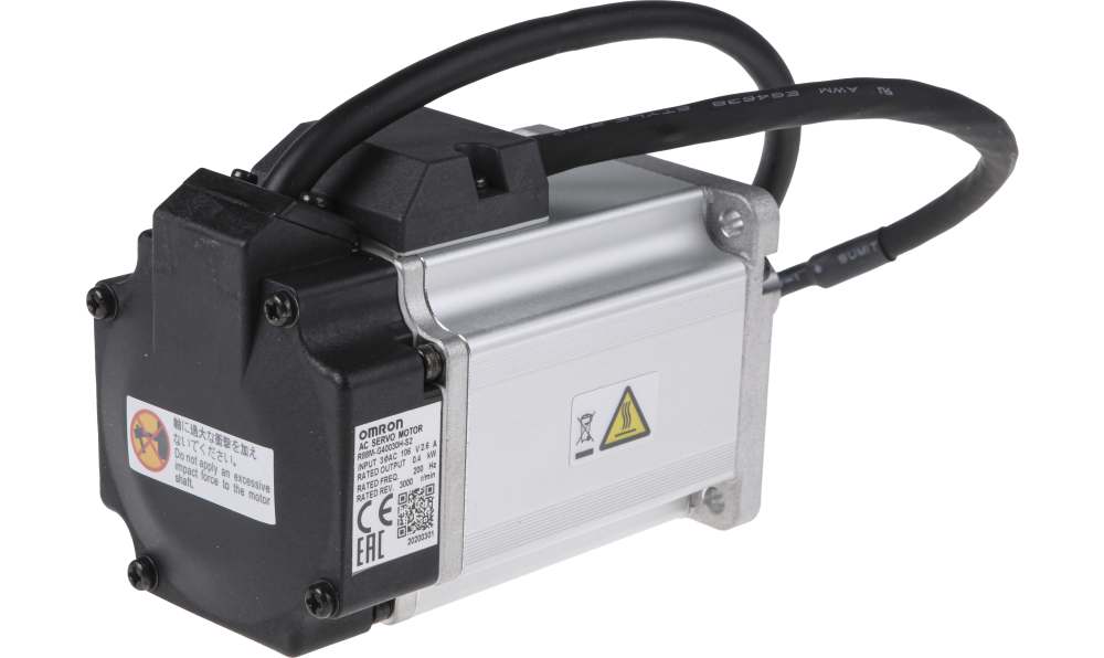 Omron R88M-G40030H-S2, 200 V 400 W Servo Motor, 3000 rpm, 1.3 Nm Max Output Torque, 14mm Shaft Diameter