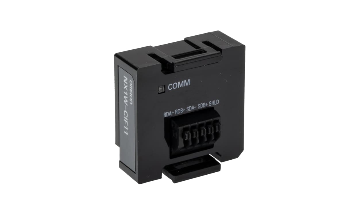 Omron NX1W-CIF11, NX Series Communication Module for Use with NX Series CPU Unit - generaltechuae