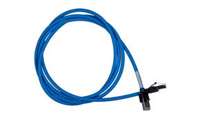 Omron XS6W-6LSZH8SS200CM-B, XS6W, 2m Cat6a, Blue RJ45 to Male RJ45 Male, S/FTP Shielded, Terminated LSZH Sheath