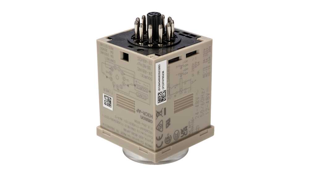 Omron H3CR-AP AC24-48/DC12-48, H3CR Series DIN Rail Mount Timer Relay, 12 → 48 V dc, 24 → 48V ac, 2-Contact, 0.05 s → 300h,