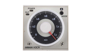Omron H3CR-AP AC100-240/DC100-125, H3CR Series DIN Rail Mount Timer Relay, 100 → 125 V dc, 100 → 240V ac, 2-Contact, 0.05 s →