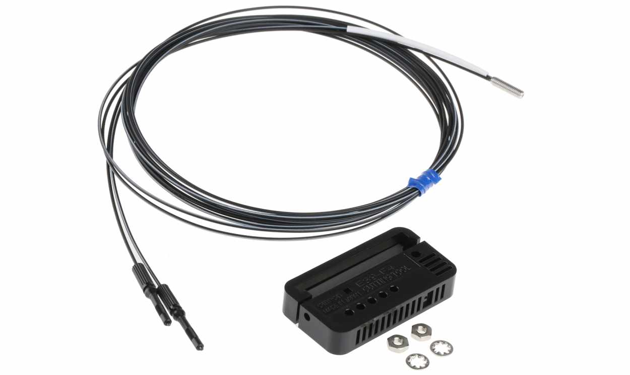 Omron E32-DC200E 2M, Plastic Fibre Optic Sensor 130 (High Resolution Mode) mm, 22 (Super High Speed Mode) mm, 80 (Standard Mode) mm, - generaltechuae