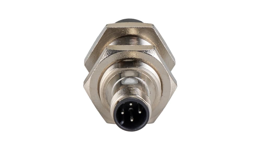 Omron E2E-X16MB1T18-M1, Inductive Threaded Barrel Proximity Sensor, M18, 16 mm Detection, PNP NO, 10 → 30 V dc