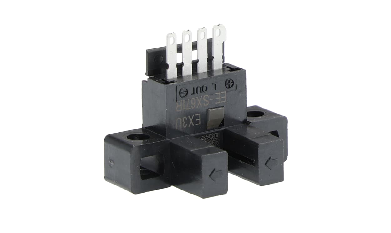Omron EE-SX671R, Through Beam Photoelectric Sensor, L Shaped Sensor, 5 mm Detection Range
