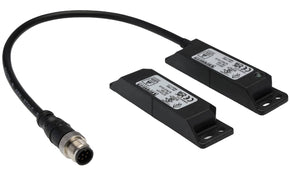 Omron F3S-TGR-NLPM-21-M1J8, F3S-TGR Series Magnetic Non-Contact Safety Switch, 24V dc, Plastic Housing, NO/2NC, M12