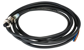 Omron E2A-S08KN04-WP-C1 2M, Inductive Threaded Barrel Proximity Sensor, M8, 4 mm Detection, NPN NO, 12 → 24 V dc