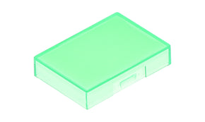 Omron A165L-JGY, Green Rectangular Push Button Lens for Use with A16