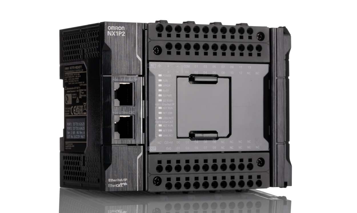 Omron NX1P2-9B24DT1, NX1P Series PLC CPU for Use with NX Series, PNP Output, PNP/NPN Input - generaltechuae