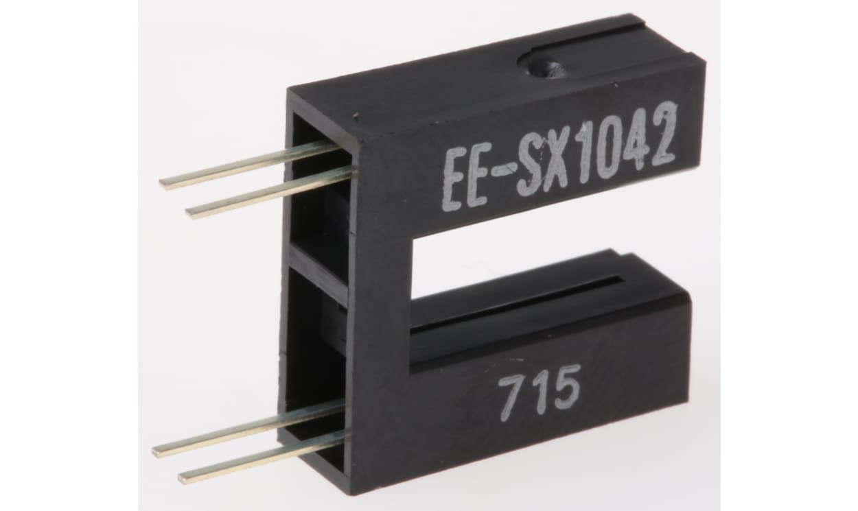 Omron EE-SX1042, , Through Hole Slotted Optical Switch, Transistor Output