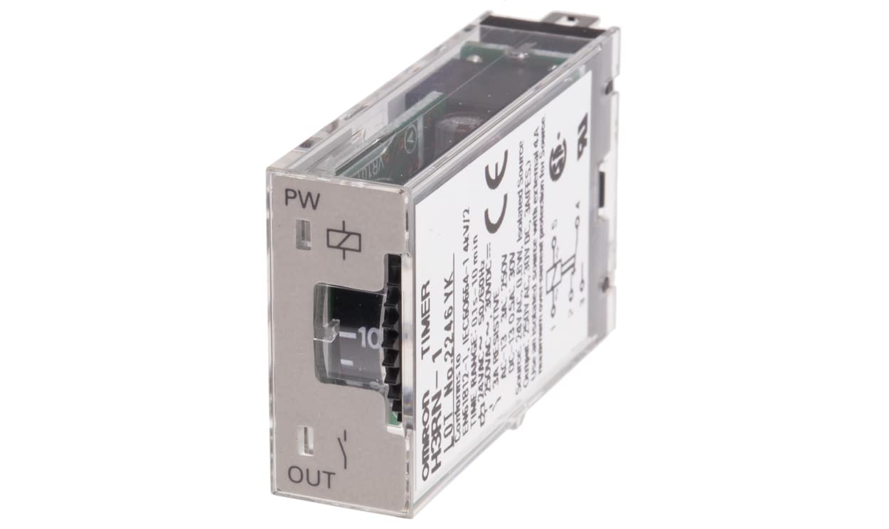 Omron H3RN-1 24VAC, H3RN Series Plug In Timer Relay, 24V ac, 1-Contact, 0.1 s → 10min - generaltechuae