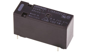 Omron G6RN-1 DC24, PCB Mount Power Relay, 24V dc Coil, 8A Switching Current, SPDT