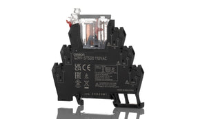 Omron G2RV-ST500 110VAC, G2RV-ST Series Electromechanical Interface Relay, DIN Rail Mount, 110V ac Coil, SPDT, 1-Pole, 6A Load