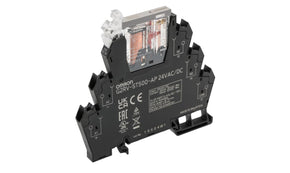 Omron G2RV-ST500-AP 24VAC/DC, G2RV-ST Series Electromechanical Interface Relay, DIN Rail Mount, 24V ac/dc Coil, SPDT, 1-Pole, 50mA Load - generaltechuae