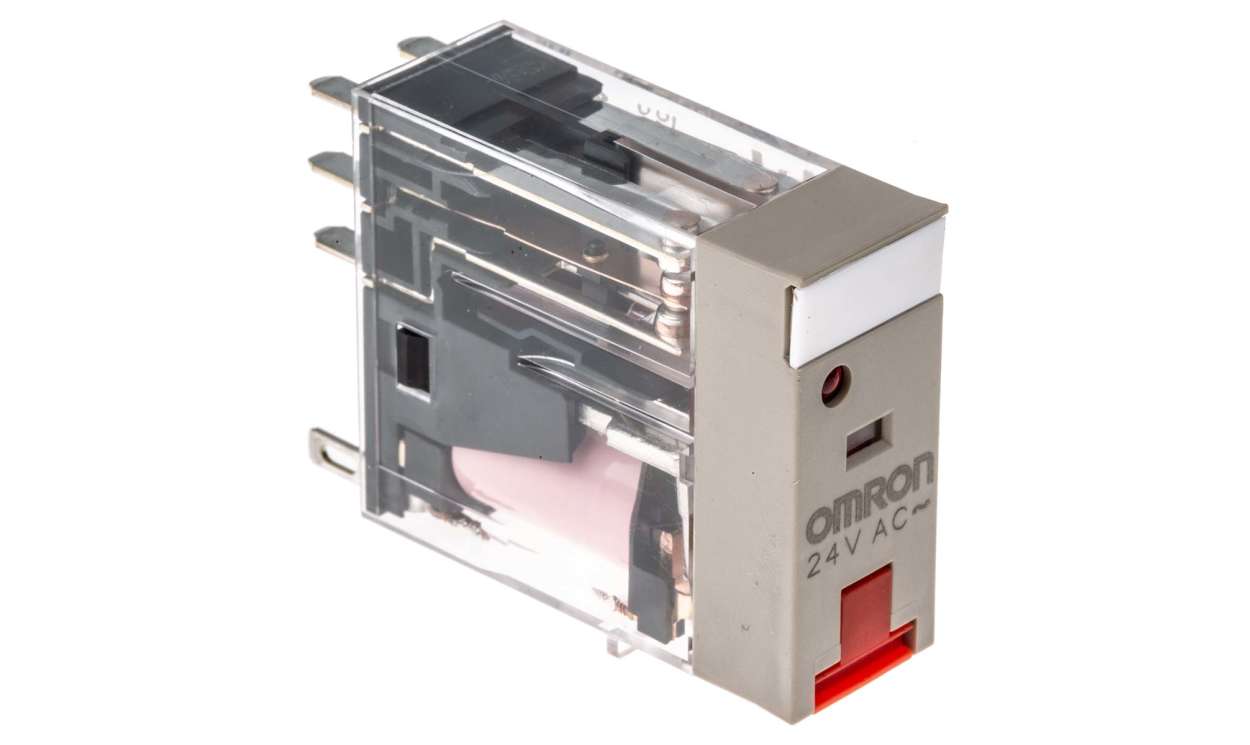 Omron G2R-2-SNI 24VAC (S), Plug In Power Relay, 24V ac Coil, 5A Switching Current, DPDT - generaltechuae