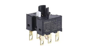 Omron A16-2, Contact Block for Use with Push Button Switch, 2CO