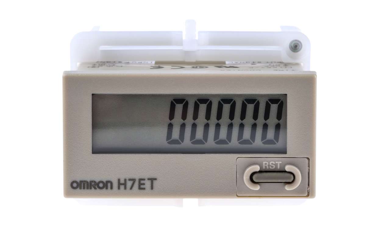 Omron H7ET-NFV1, H7E Timer, 7 Digit LCD, 24 → 240 V ac/dc - generaltechuae