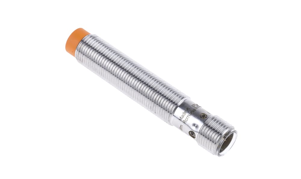 ifm IFS209, Inductive Threaded Barrel Proximity Sensor, M12, 7 mm Detection, PNP/NPN NO, 10 → 30 V dc
