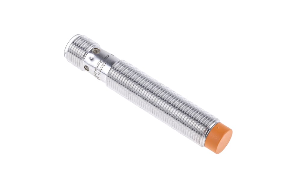 ifm IFS209, Inductive Threaded Barrel Proximity Sensor, M12, 7 mm Detection, PNP/NPN NO, 10 → 30 V dc