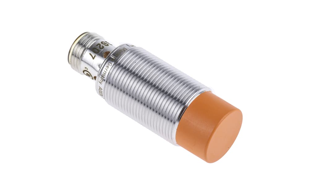 ifm IGS207, Inductive Threaded Barrel Proximity Sensor, M18, 12 mm Detection, PNP NC, 10 → 36 V dc