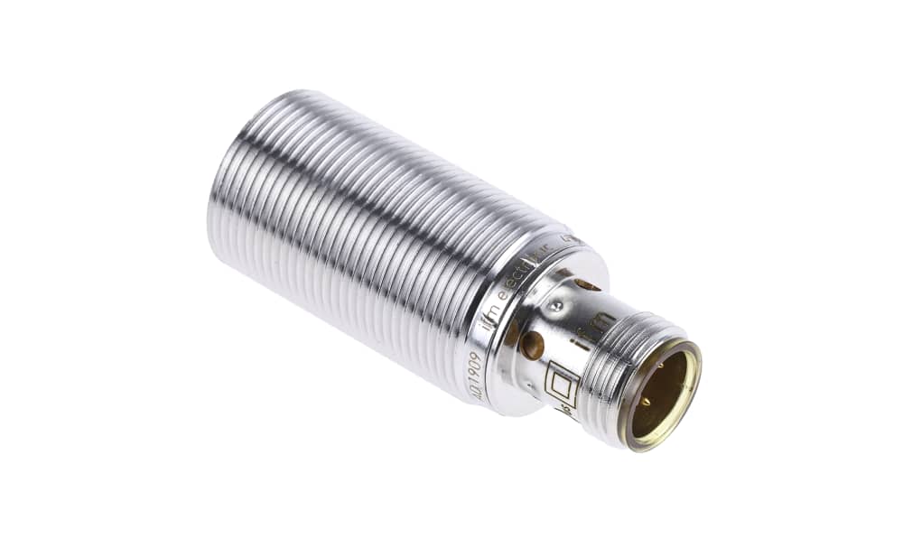 ifm IGS204, Inductive Threaded Barrel Proximity Sensor, M18, 8 mm Detection, PNP NO, 10 → 36 V dc