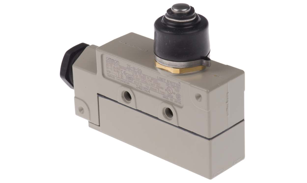 Omron ZE-N-2G, ZE Series Plunger Limit Switch, NO/NC, IP65, SPDT, 480V ac Max, 15A Max