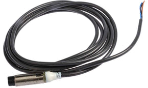Omron E2AM12KN08WPC12M, Inductive Threaded Barrel Proximity Sensor, M12, 8 mm Detection, NPN NO, 12 → 24 V dc