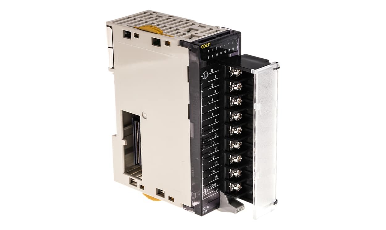 Omron CJ1WOD211, SYSMAC CJ Series Series PLC I/O Module for Use with SYSMAC CJ Series, Digital, Transistor - generaltechuae