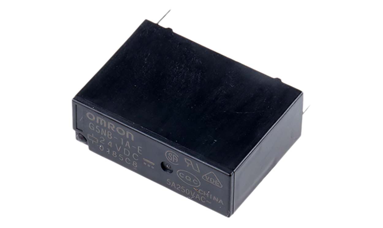Omron G5NB-1A-E DC24, PCB Mount Power Relay, 24V dc Coil, 5A Switching Current, SPST