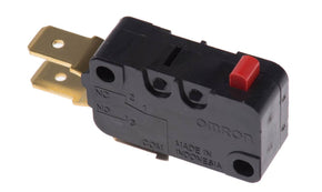 Omron D3V-16-1C5, Pin Plunger Micro Switch, Tab Terminal, 16 A @ 250 V ac, SPDT, IP40