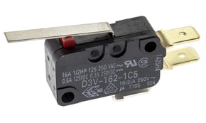 Omron D3V-162-1C5, Hinge Lever Micro Switch, Tab Terminal, 16 A @ 250 V ac, SPDT, IP40