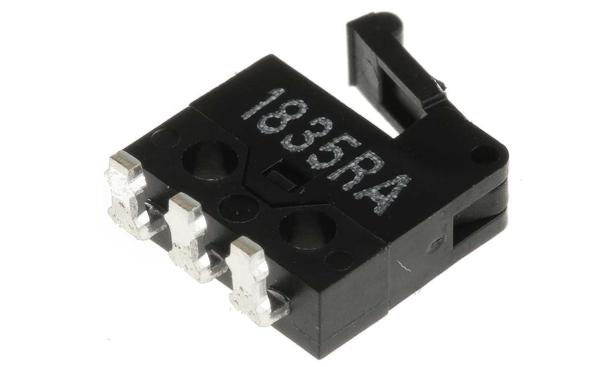 Omron D2MQ-4L-1-R, Lever Micro Switch, Through Hole Terminal, 500 mA @ 30 V dc, SPDT, IP40