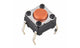Omron B3F-1005, Orange Plunger Tactile Switch, SPST 50 mA @ 24 V dc 0.9mm Through Hole