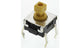 Omron B3W-1052, Yellow Plunger Tactile Switch, SPST 50 mA @ 24 V dc 3.9mm Through Hole