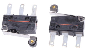 Omron D2SW-P2L2T, Roller Lever Micro Switch, Tab Terminal, 2 A @ 250 V ac, SPDT, IP67