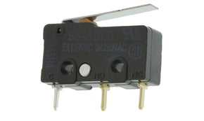 Omron SS-5GLD, Hinge Lever Micro Switch, Through Hole Terminal, 5 A @ 125 V ac, SPDT, IP40