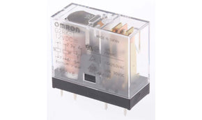 Omron G2RK-1 DC12, PCB Mount Latching Power Relay, 12V dc Coil, 5A Switching Current, SPDT - generaltechuae