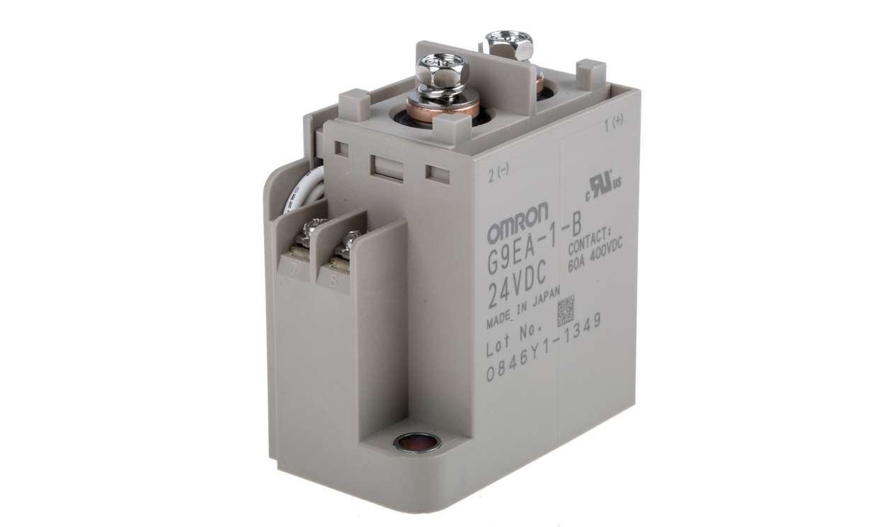 Omron G9EA-1-B DC24, Surface Mount Power Relay, 24V dc Coil, 100A Switching Current, SPST