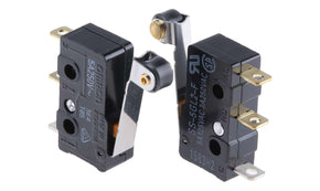 Omron SS-5GL2-F, Roller Lever Micro Switch, Solder Terminal, 5 A @ 125 V ac, SPDT, IP40