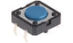 Omron B3F-5000, Blue Plunger Tactile Switch, SPST 50 mA @ 24 V dc 0.8mm Through Hole