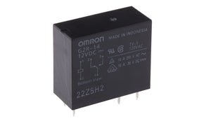 Omron G2R-14 DC12, PCB Mount Power Relay, 12V dc Coil, 10A Switching Current, SPDT